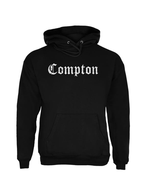 Compton Black Adult Hoodie - X-Large