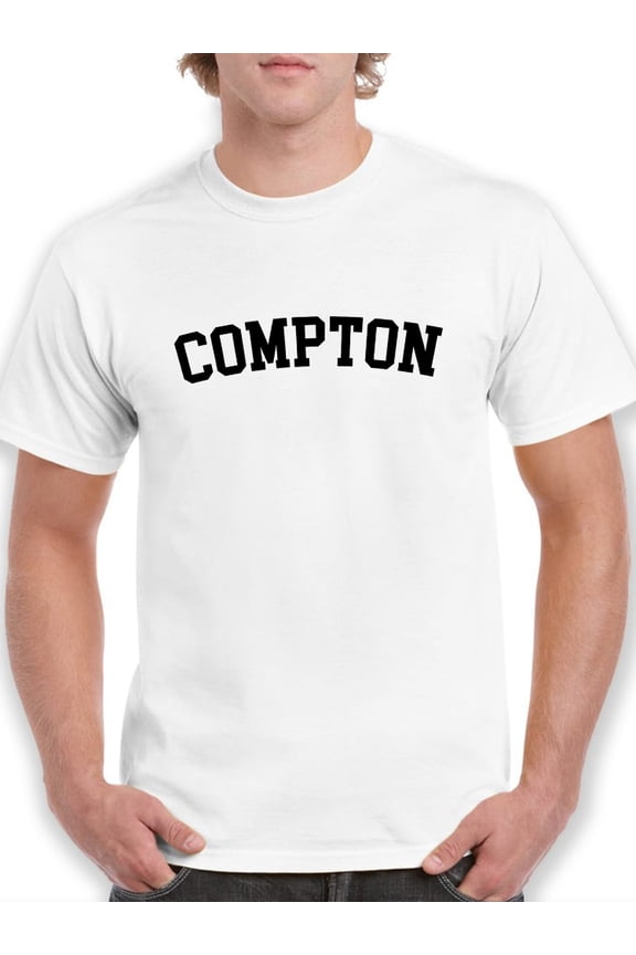 Compton City Show The Pride Men White T-Shirt, Male Large