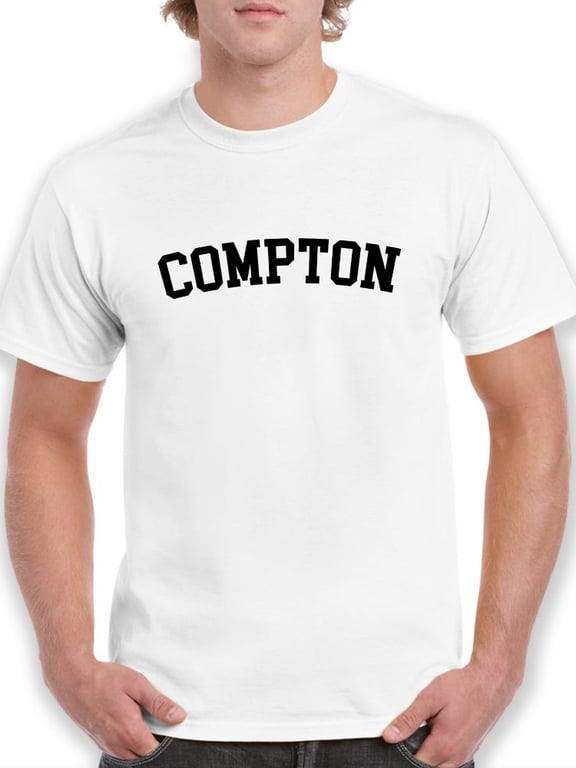 Compton City Show The Pride Men White T-Shirt, Male Medium
