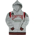 thumbnail image 1 of AACA Compton College Heavyweight Hoodie, Men's Retro 90s Style Color Block Graphic Pullover Sweatshirt, 1 of 6