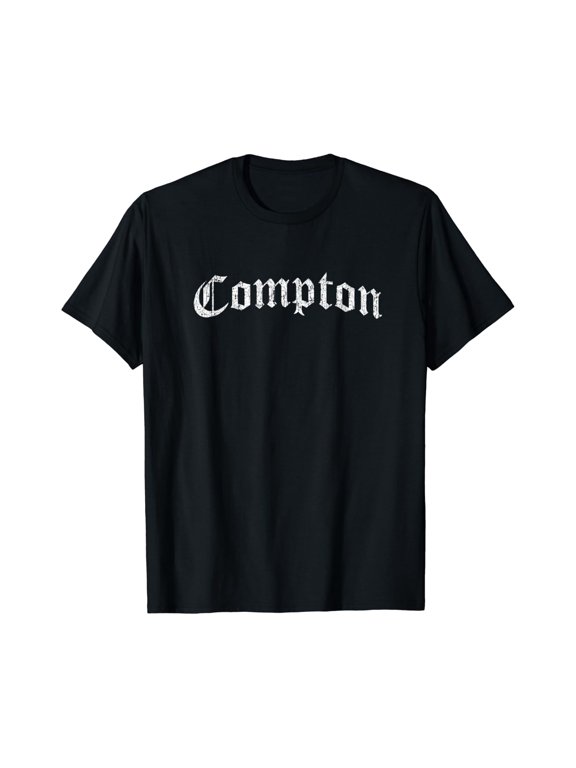 Compton Retro 80S 90S Apparel With Vintage Look Graphic T-Shirt BLACK Unisex S-5XL Hot Trending Shirt Birthday Gift