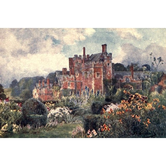 Compton Wynyates Poster Print by F. Whitehead