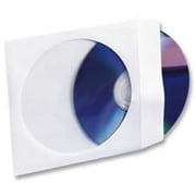 Compucessory CCS26501 CD-DVD Window Envelopes- 5in.x5in.- White