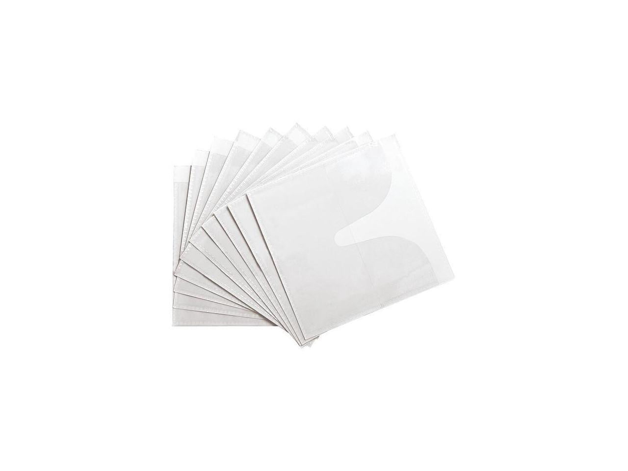 Compucessory, CCS26555, Self-Adhesive Poly CD/DVD Holders, 50 / Pack ...