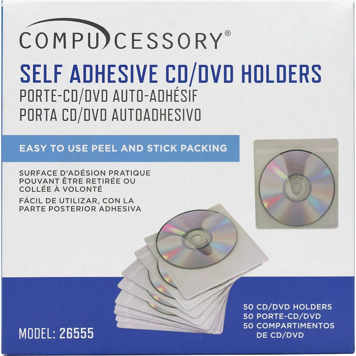 DVDセット Compucessory 🌵 【パープル】 CD/DVDホルダー