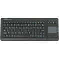 thumbnail image 1 of Compucessory, CCS50914, Touch Pad Wireless Keyboard, 1, Black, 1 of 2