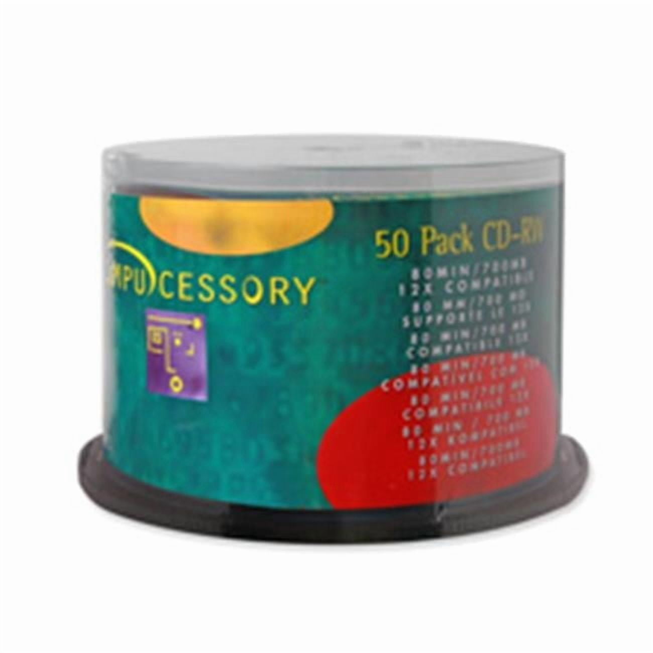 Compucessory CD-RW- Branded Surface- 700MB-80 Minute Cap- 12X Speed- 50 ...