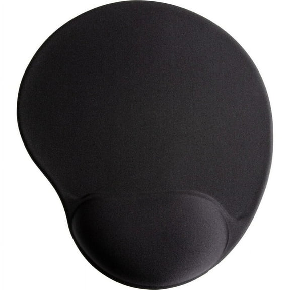 Compucessory Gel Mouse Pads - 9" x 10" x 1" Dimension - Black - Gel - 1 Pack | Bundle of 2 Each