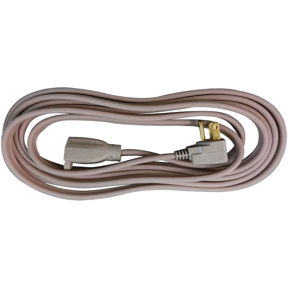 Compucessory Heavy Duty Indoor Extension Cord - 14 Gauge - 125 V AC / 15 A - Gray - 15 ft Cord Length - 1 | Bundle of 5 Each