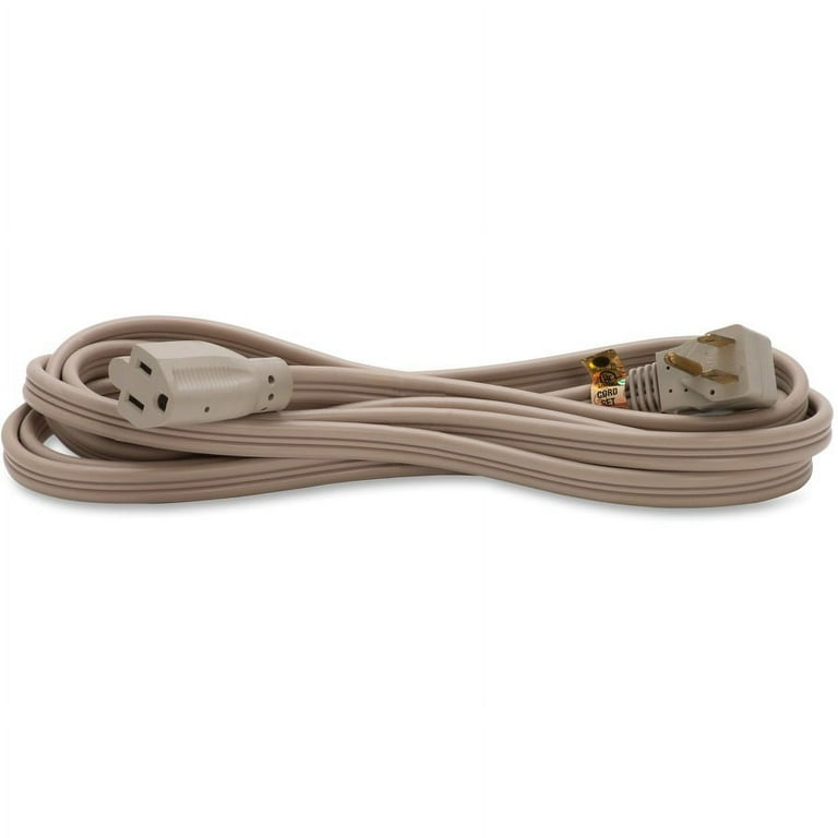 Compucessory Heavy Duty Indoor Extension Cord - 14 Gauge - 125 V AC15 A - Beige - 9 ft Cord Length - 1 Compucessory Heavy Duty Indoor Extension Cord - 14 Gauge - 125 V AC15 A - Beige - 9 ft Cord Length - 1