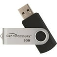 thumbnail image 1 of Compucessory Password Protected USB Flash Drives - 8 GB - USB 2.0 - 12 MB/s Read Speed - 5 MB/s Write Speed - Aluminum - 1 Year Warranty - 1 Each | Bundle of 10 Each, 1 of 1