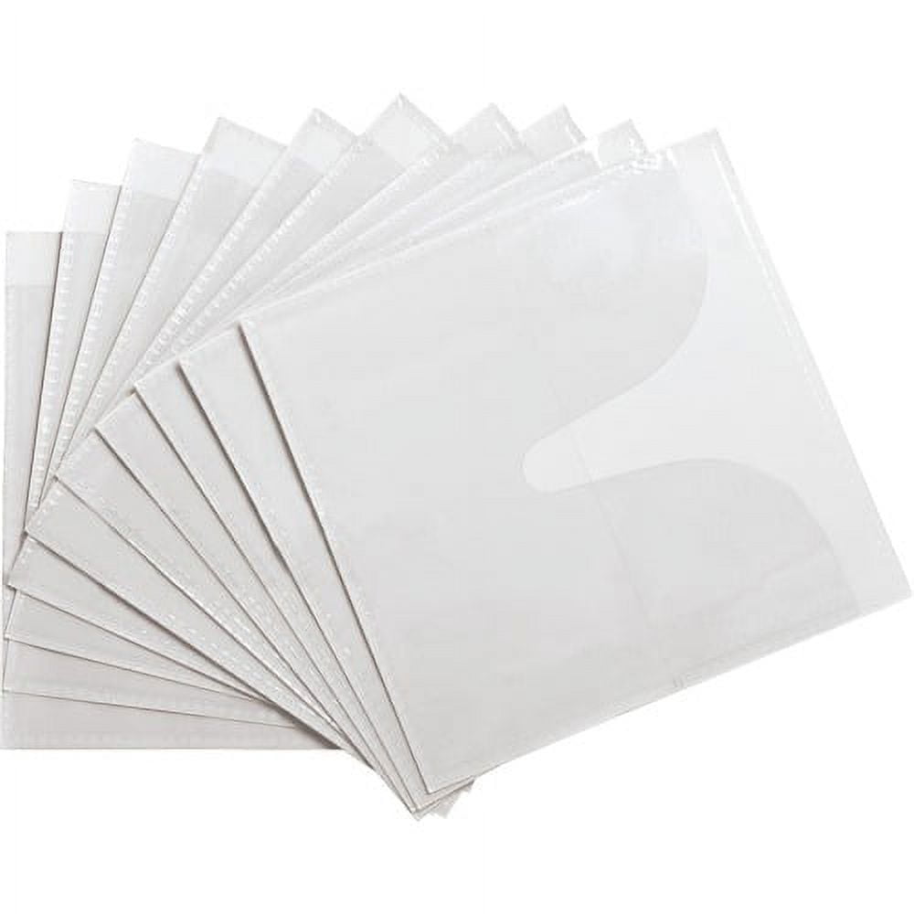 Compucessory Self-Adhesive Poly CD/DVD Holders - 1 x CD/DVD Capacity - White - Polypropylene - 50 / Pack Compucessory Self-Adhesive Poly CD/DVD Holders - 1 x CD/DVD Capacity - White - Polypropylene - 50 / Pack