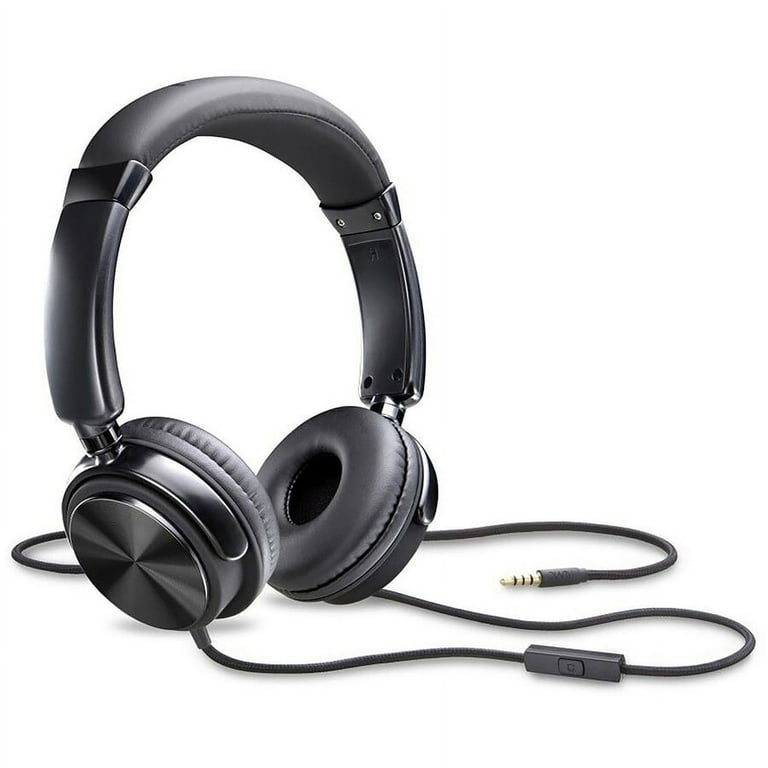 Compucessory Tangle-free Headset with Mic - Stereo - Wired - Binaural - Black Compucessory Tangle-free Headset with Mic - Stereo - Wired - Binaural - Black