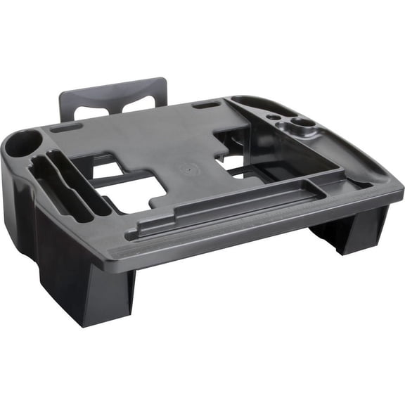 Compucessory Telephone Stand/Organizer - 5" Height x 11.5" Width x 9.5" Depth - Desktop - Non-skid Base, Cable Management - Plastic - 1 Each | Bundle of 5