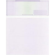 Compuchecks - 100 High Security Blank Check Stock Paper - Checks on Top - Check Paper Weight # 70 Purple Mazed