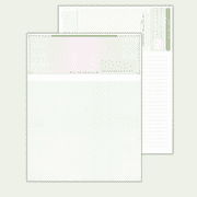 Compuchecks 50 High Security Blank Check Top - Green Red Mazed - Computer Voucher Checks Compatible with QuickBooks And Any laser Or Inkjet Printer