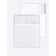 Compuchecks 50 High security Blank Check Top - Purple Mazed - Computer Voucher Checks Compatible with QuickBooks And Any laser Or Inkjet Printer