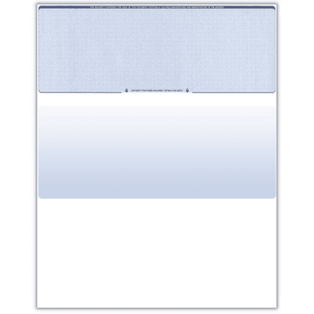 Compuchecks Blank Check Stock Laser or Inkjet Laser or Inkjet, Blue Diamond, 100 Sheets