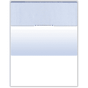 Compuchecks Blank Check Stock Laser or Inkjet Laser or Inkjet, Blue Diamond, 100 Sheets