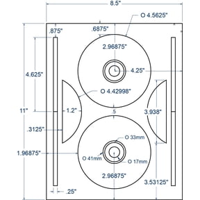 Compulabel 312636, Cd Labels Matte Inkjet Laser