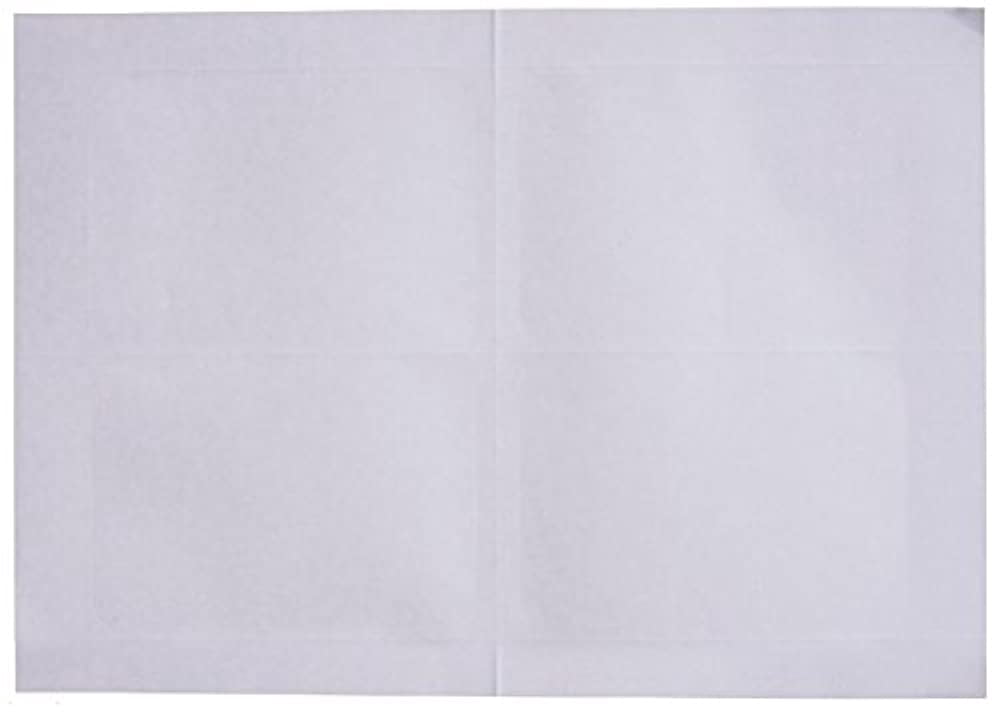 Compulabel 313806 White Name Badge Labels for Laser and Inkjet Printers, 3 3/8 inch x 2 1/3 inch, Permanent Adhesive, 8 Per Sheet, 100 Sheets per Carton