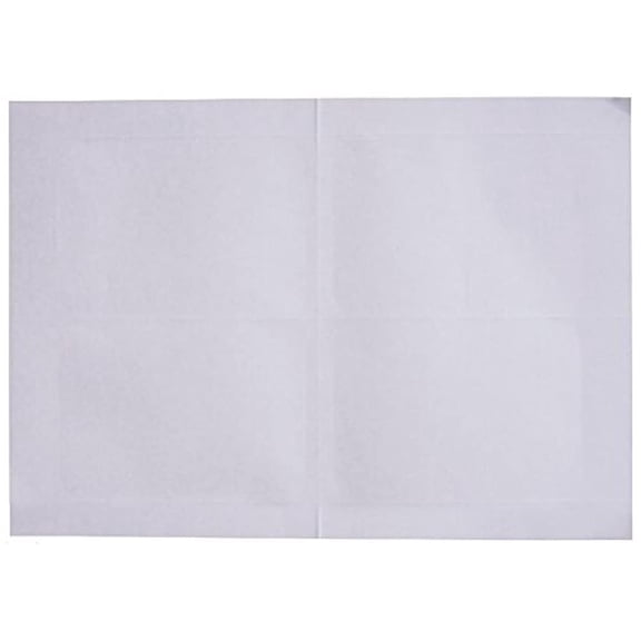 Compulabel 313806 White Name Badge Labels for Laser and Inkjet Printers, 3 3/8 inch x 2 1/3 inch, Permanent Adhesive, 8 Per Sheet, 100 Sheets per Carton