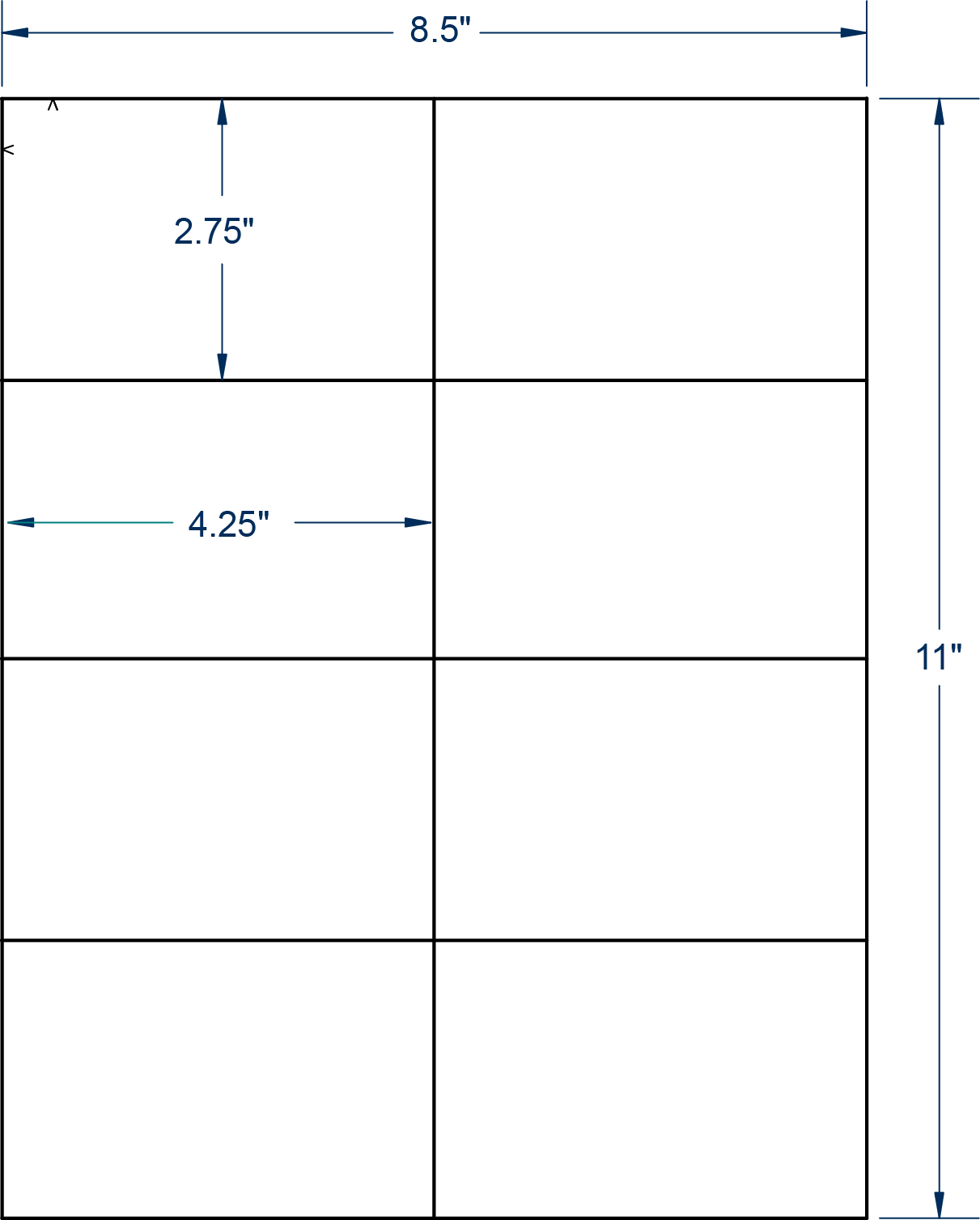 Compulabel 318767, 4-1/4" x 2-3/4" Laser/Inkjet Shipping or Address Labels (1000 Sheets)