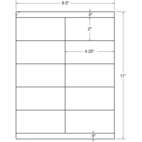 Compulabel 318778, 4-1/4" x 2" Laser/Inkjet Shipping or Address Labels (1000 Sheets) Comparable to Avery 5352