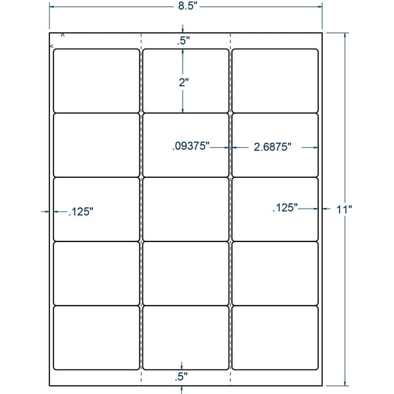 Compulabel 331108, Disk Label 2 11/16 X 2 Non Wrap 3 1/2In Comparable to Avery 6490