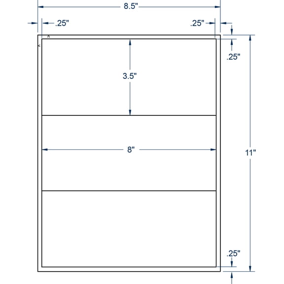 Compulabel 332054, Vics Carton Label 8 X 3 1/2 For All Laser & Inkjet Printers