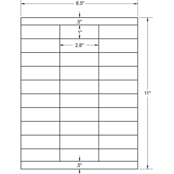 Compulabel 370056, Frosty Clear Address Label 2 5/6 X 1 For All Laser Printers