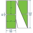 thumbnail image 1 of Compulabel 520130, 4" x 6" Green Direct Thermal Fanfold Labels, 1 of 1