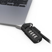 Ledge Lock Adapter for MacBook Air 13 M2-M4 with Combination Lock Silver