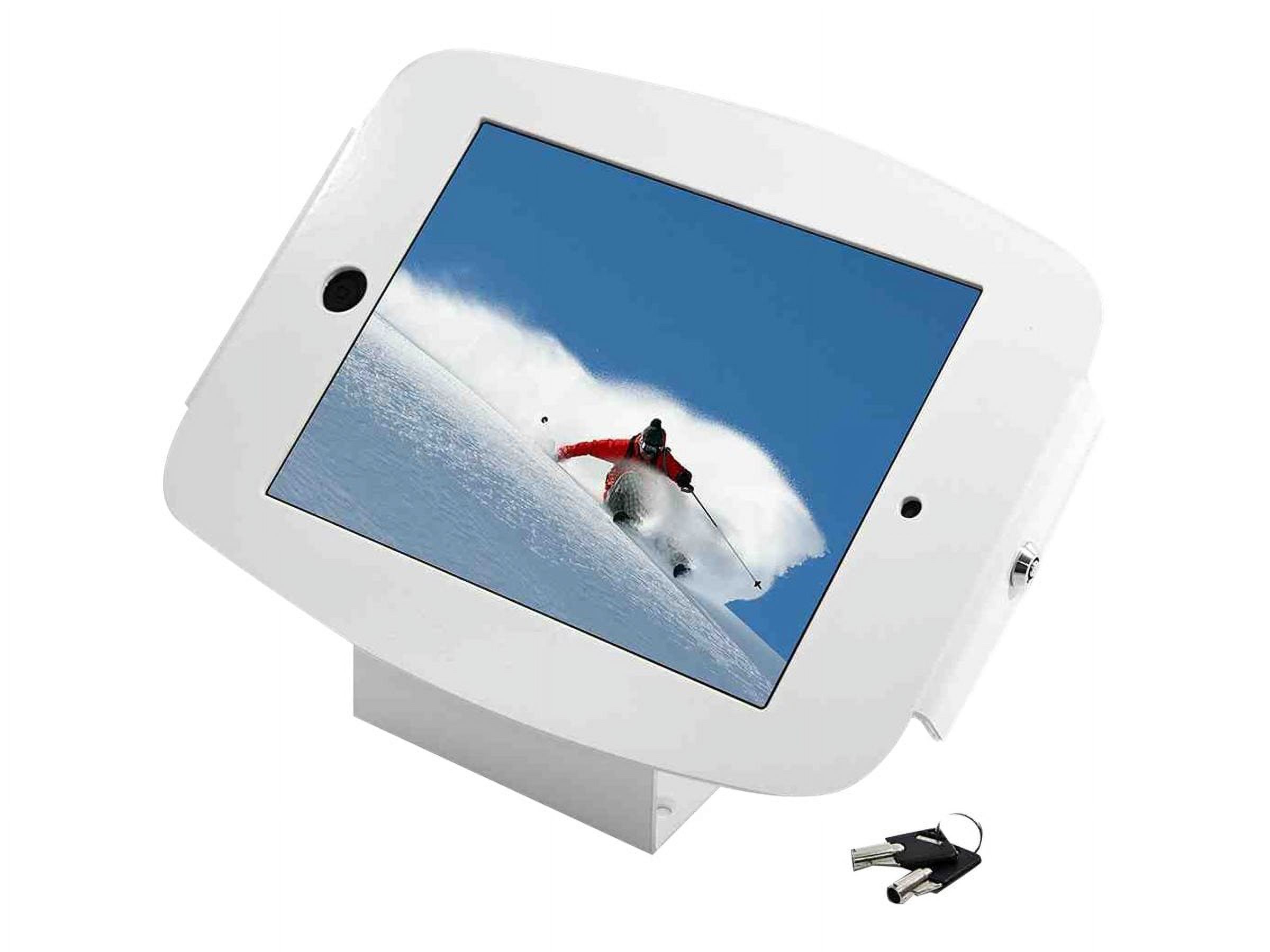 Compulocks Space 45 iPad Mini Wall Mount / Counter Top Kiosk White Enclosure AntiTheft