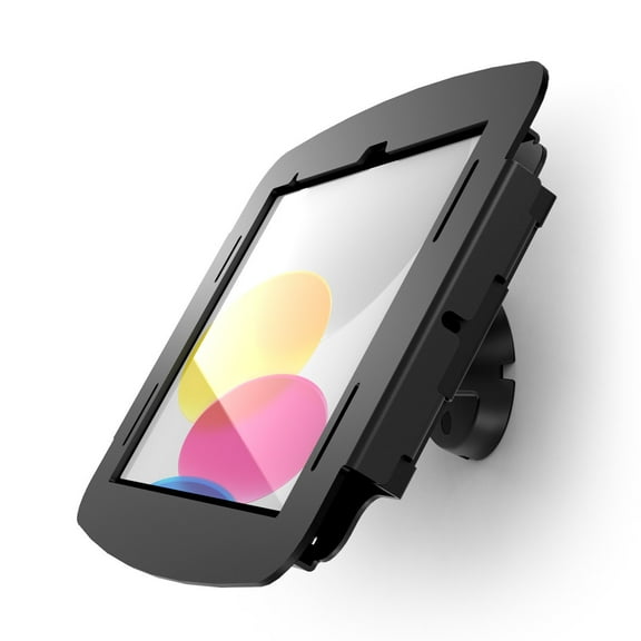 iPad 10th-11th (A16) Gen Space Enclosure Bow Tilting Wall Mount Black