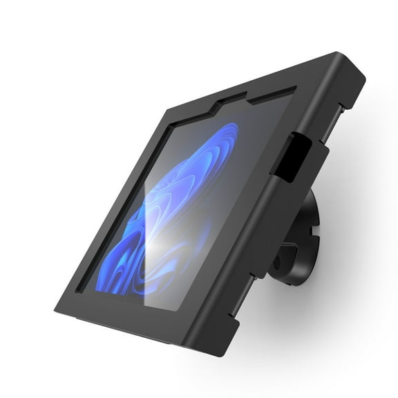 Surface GO 1-4 Gen Apex Enclosure Bow Tilting Wall Mount Black