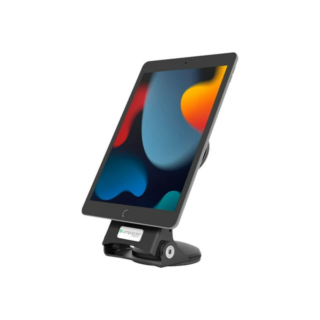 Compulocks Universal Tablet Grip and Security Stand - Stand - for tablet - lockable - black - desktop