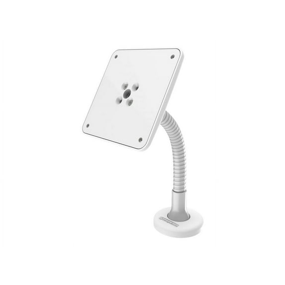 Tablet Kiosk Flexible Arm Mount, White
