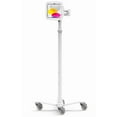 thumbnail image 1 of iPad 10th-11th (A16) Gen Space Enclosure Medical Rolling Cart Extended White, 1 of 5