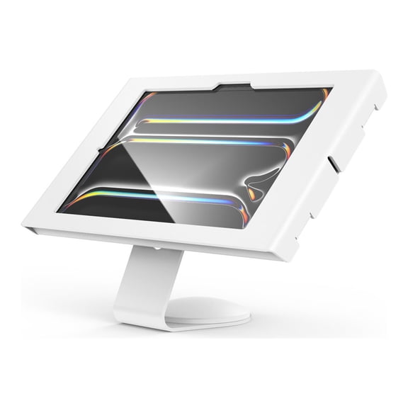 Compulocks iPad Pro M4 11" (2024), Apex Enclosure Core Stand - Mounting kit (enclosure, stand) - for tablet - lockable - metal frame - white - screen size: 11" - counter, wall-mountable - for Apple 11-inch iPad Pro (M4)