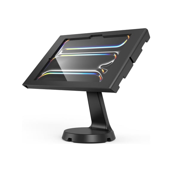 Compulocks iPad Pro M4 11" (2024), Apex Enclosure Mast Stand - Mounting kit (stand, enclosure) - for tablet - lockable - metal frame - black - screen size: 11" - counter, free-standing - for Apple 11-inch iPad Pro (M4)