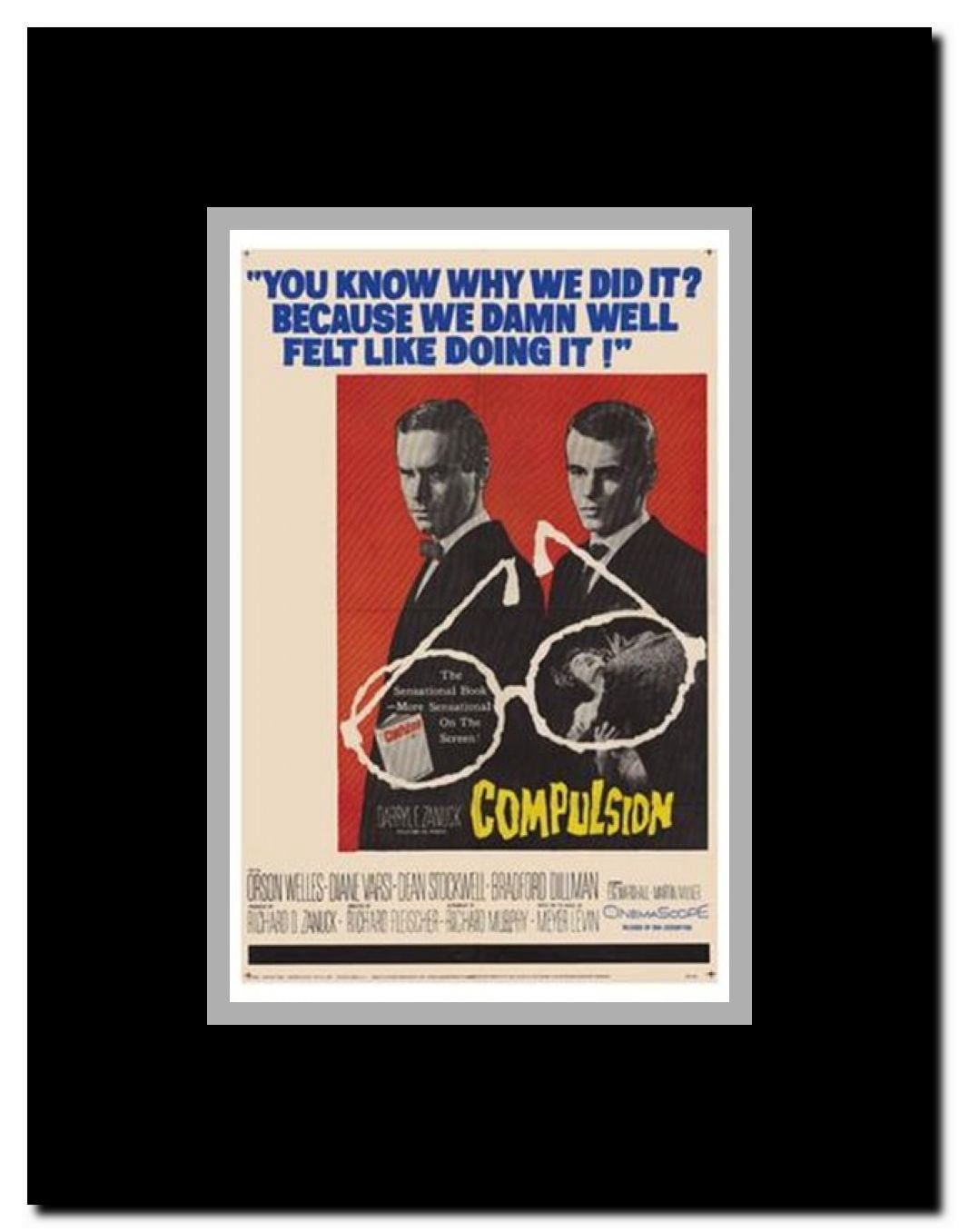 Compulsion Framed Movie Poster