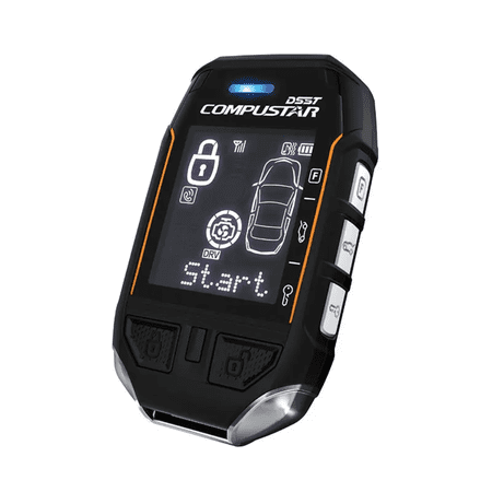 Compustar RF-2WT12-SS 2-Way LCD 3-Mile Max Range IPX7 Car Alarm Remote Kit