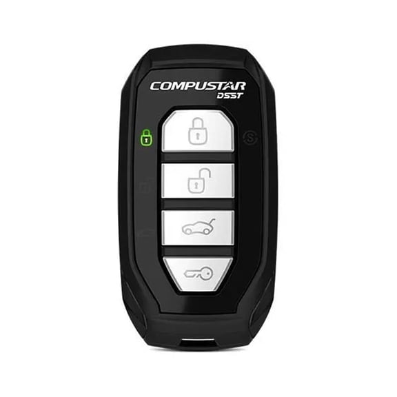 Compustar 2WG15R-SS 2-Way LED Replacement Remote, 4-Button, 2 Mile Range