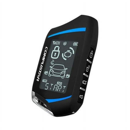 Compustar 2WT9R-FM Remote Control, with 3000-ft Range, for Compustar, Black