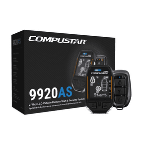 Compustar CS9920-AS All-In-One 2-Way LCD SS Car Alarm & Remote Start Kit