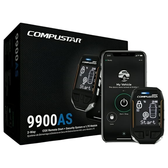 COMPUSTAR CSX9900-AS All-in-One 2-Way Remote Start + Security Bundle