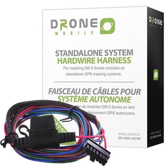 Compustar DRHRN3KHW Stand Alone Hardwire Harness for Dr-3 Modules