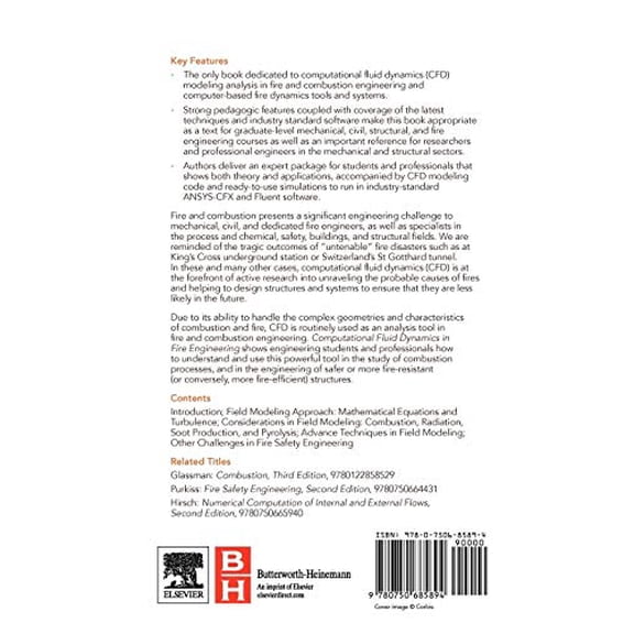 Pre-Owned Computational Fluid Dynamics in Fire Engineering : Theory, Modelling and Practice (Hardcover)