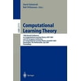 thumbnail image 1 of Computational Learning Theory: 14th Annual Conference on Computational Learning Theory, Colt 2001 and 5th European Confe, (Paperback), 1 of 1
